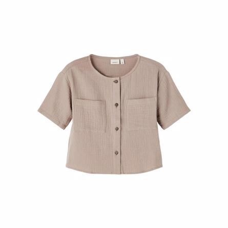 Musselin Skjorte Jinka i Mocha Meringue fra Name It