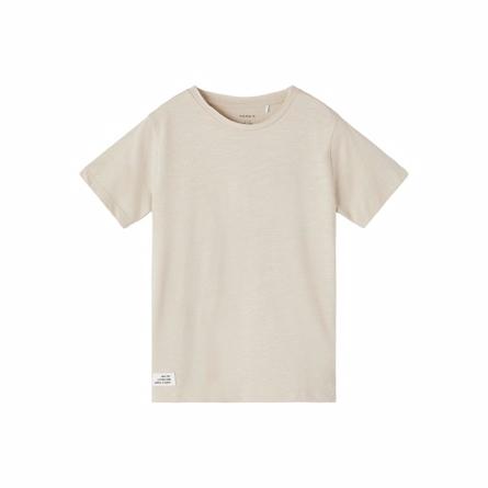 Tee Hantono Oatmeal - Blød T-shirt til Drenge