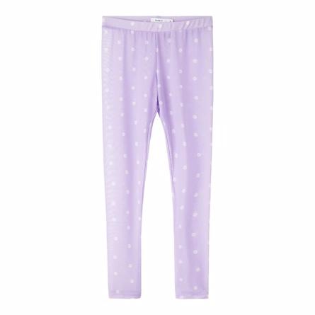 Semi-transparente leggings Jane Lavendula fra Name It