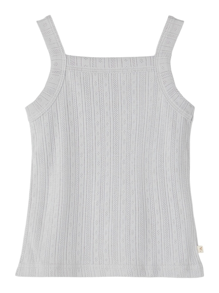 Hulmønster Tanktop Rachel Harbor Mist fra Lil Atelier