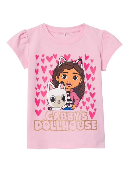 Gabby Kat T-Shirt Massa Parfait Pink - Populær fra Name It