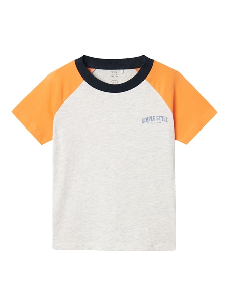 T Shirt Dokus Light Grey Melange fra Name It