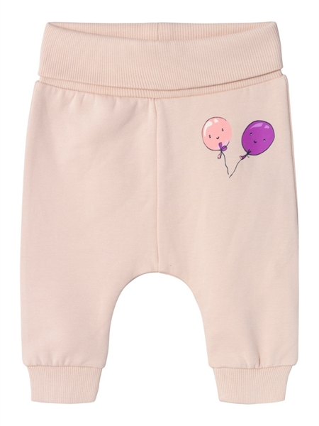 Baby Sweatpants Vrillie Sepia Rose fra Name It