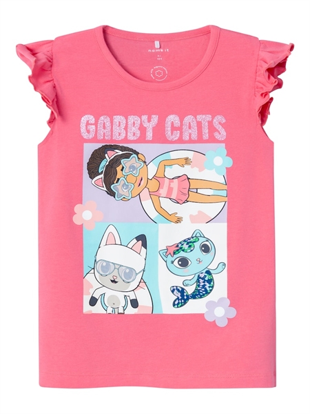 Gabby Cat Top Memi Camellia Rose fra Name It