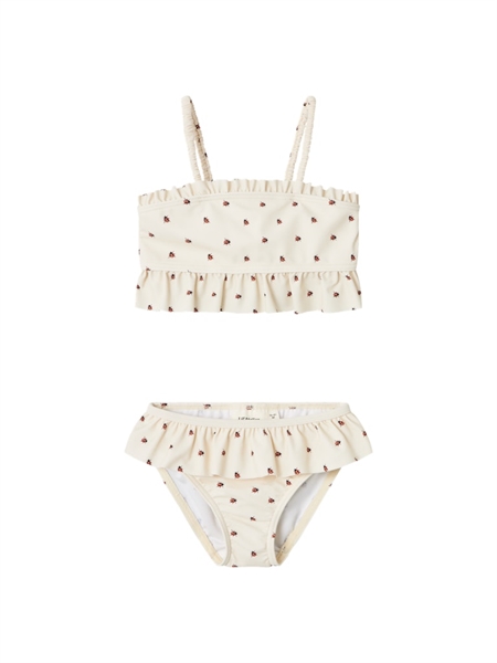 Lil Atelier Bikini Helga Whitecap Gray fra Name It