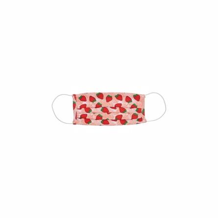 Stof Mundbind Hope Strawberries - Genanvendeligt Design