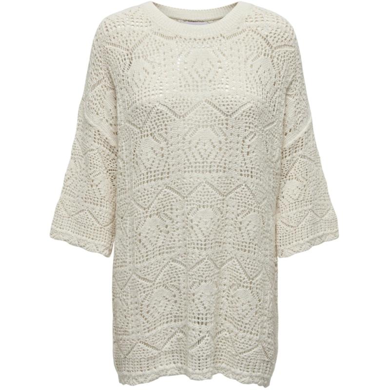 Dame Bluse Onlbeachie   Cloud Dancer fra Only