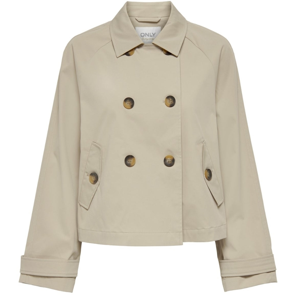 Dame Jakke Onlapril   Oxford Tan fra Only