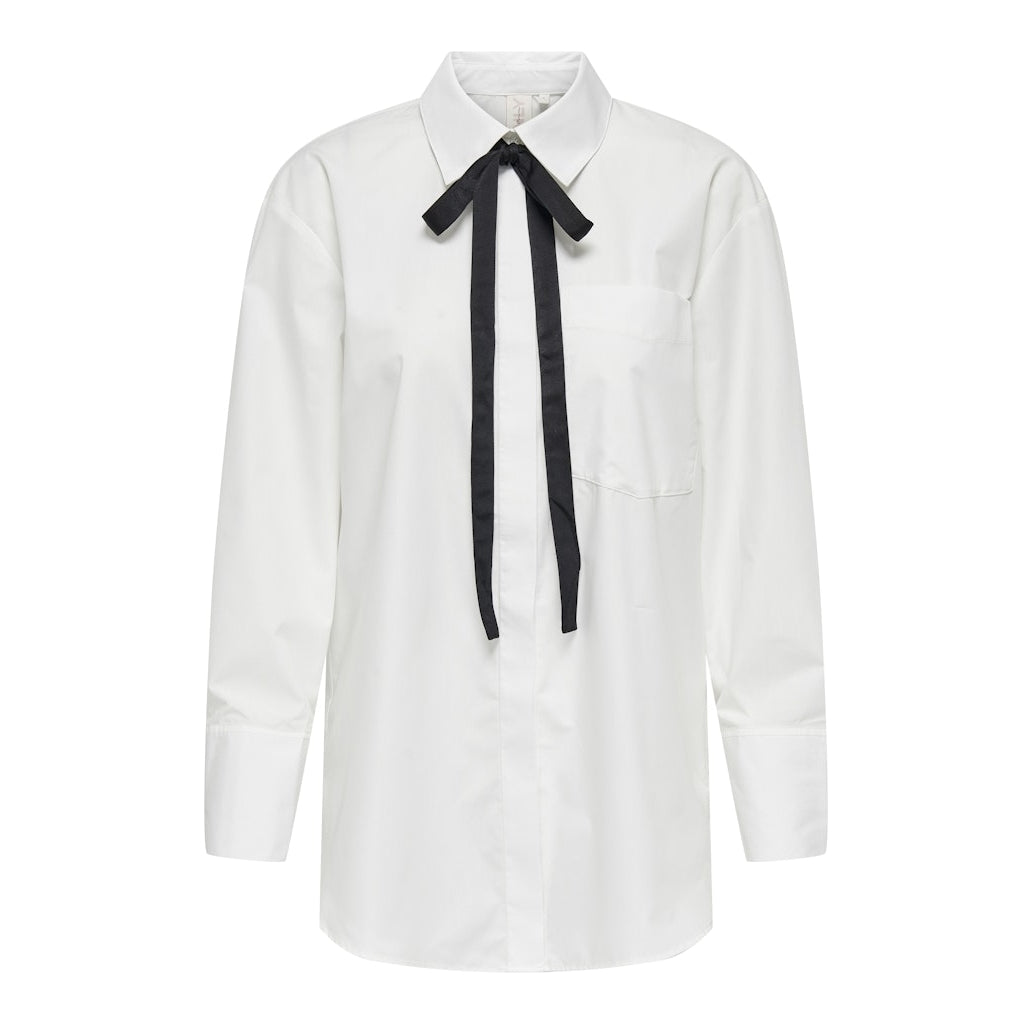 Dame Skjorte Onlmoco Bright White fra Only