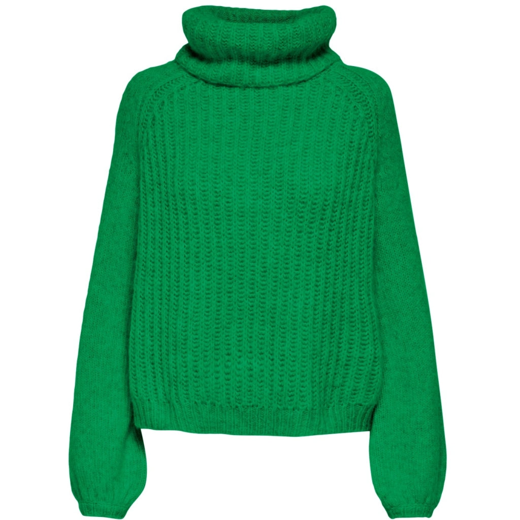 Dame Strik Onlfora   Green Bee Melange fra Only