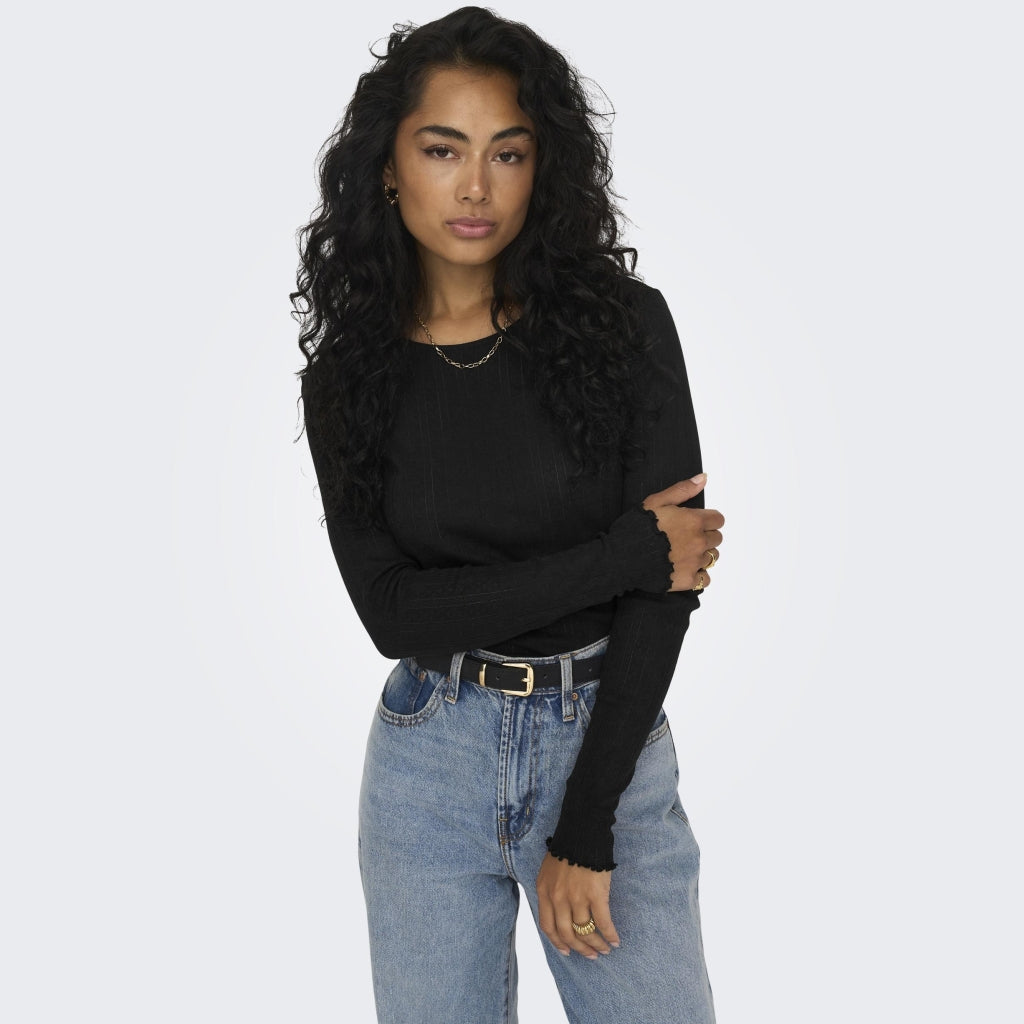 Dame Top Onlcarlotta Black fra Only
