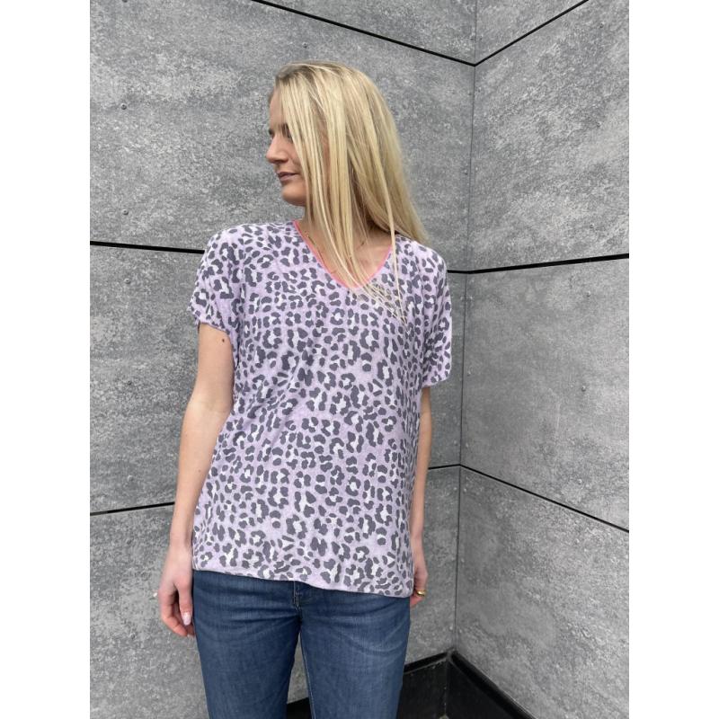 Egen Kollektion Dame T-shirt Vivi - Lækkert Dyreprint