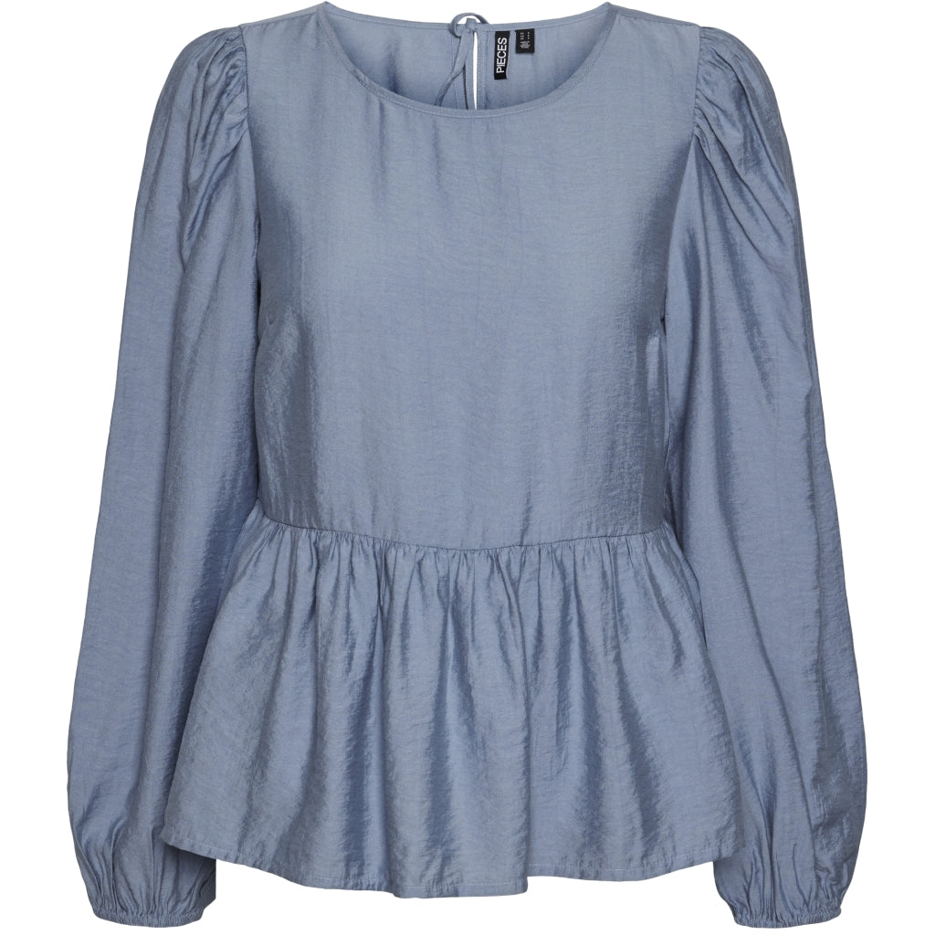 Dame Bluse Pcniko   Faded Denim fra Pieces