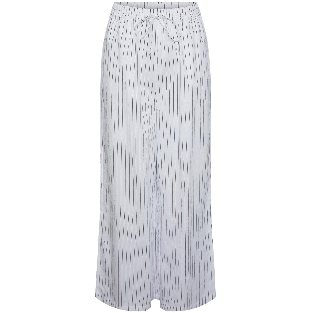 Dame Bukser Pcjulla   Bright White Black fra Pieces