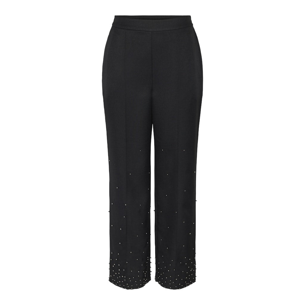 Dame Bukser Pcru Black fra Pieces