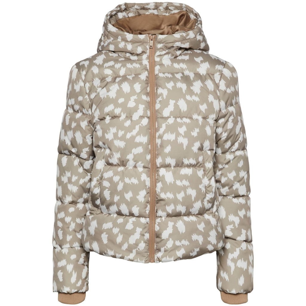 Dame Jakke Pcbee   Silver Mink Graphic fra Pieces