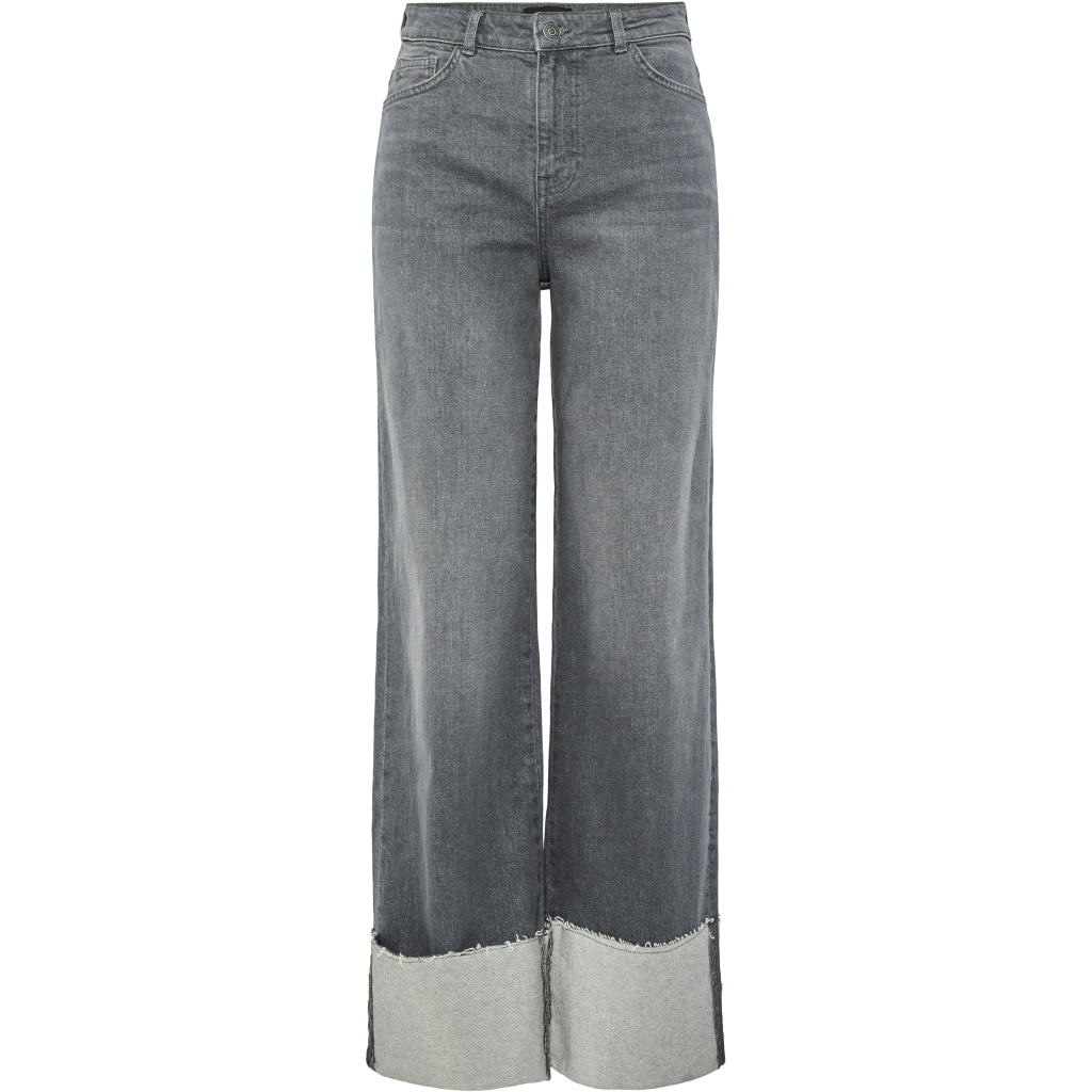 Dame Jeans Pcpil Grey Denim fra Pieces