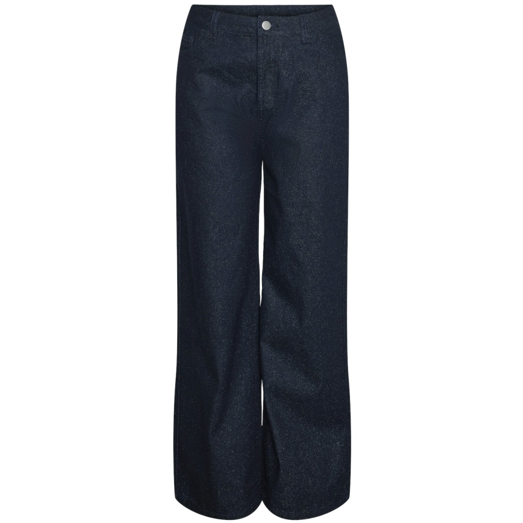 Dame Jeans Pcrevin Dark Blue Denim fra Pieces