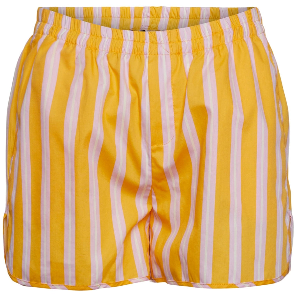 Dame Shorts Pcletty   Banana With Stripes fra Pieces