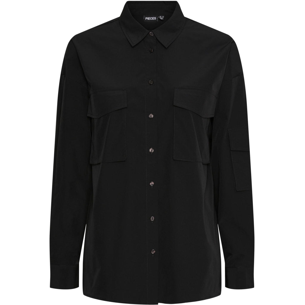 Dame Skjorte Pcdre   Black fra Pieces