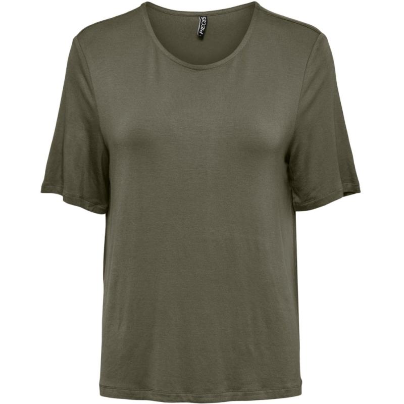 Dame T-Shirt Pcmikela Kalamata fra Pieces - Sommerudsalg!