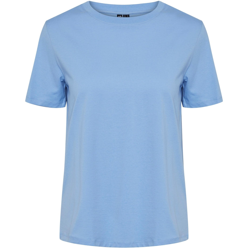 Dame T Shirt Pcria Vista Blue fra Pieces