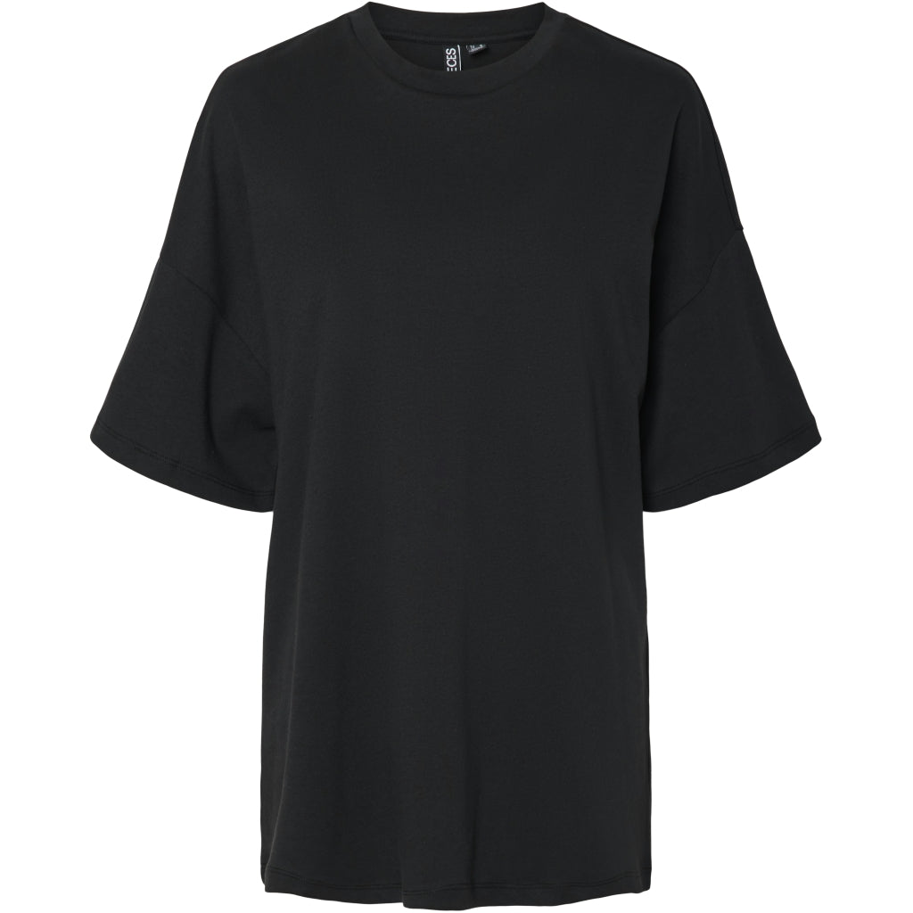 Dame T Shirt Pcauna Black fra Pieces