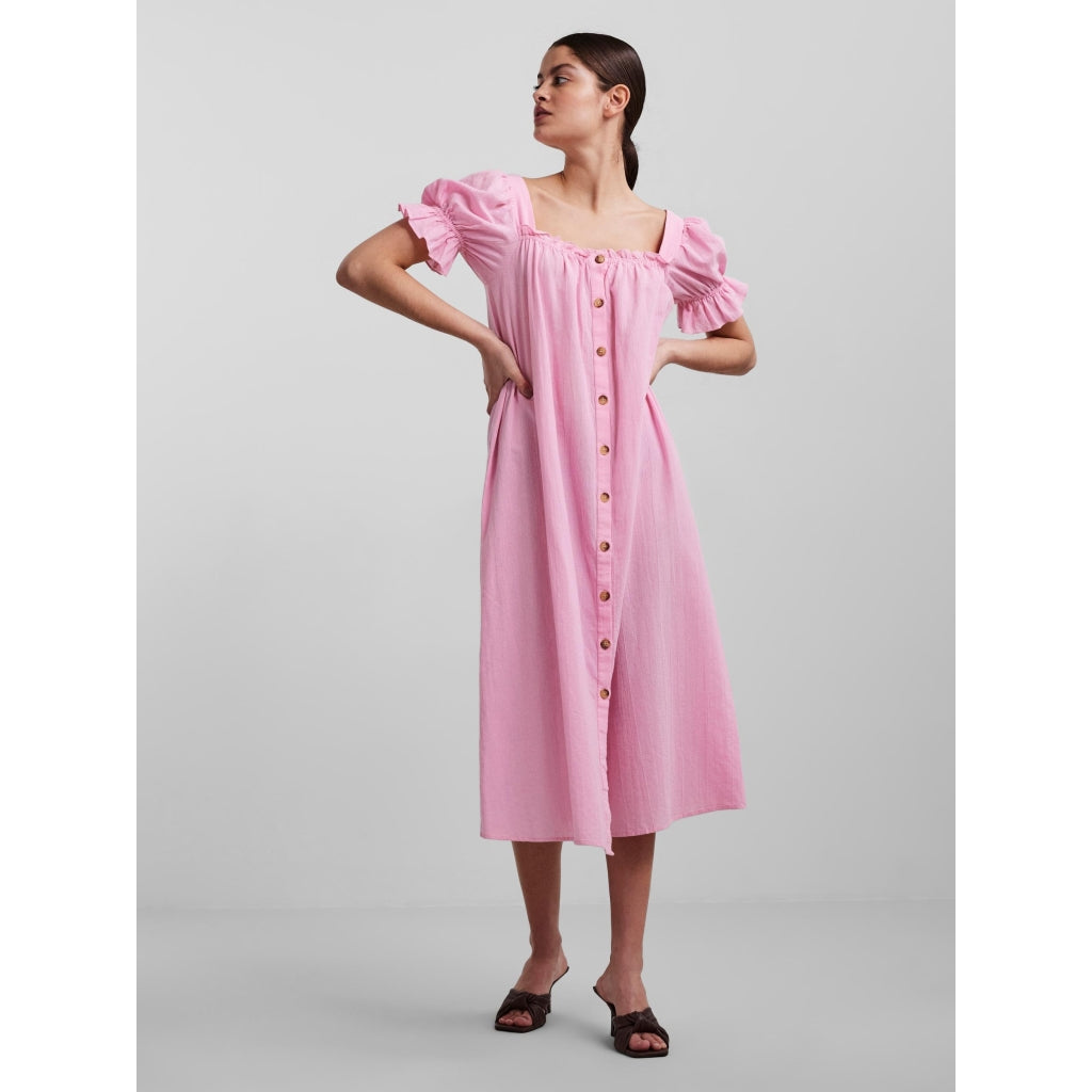 Dame Kjole Pcvanessa   Prism Pink fra Pieces
