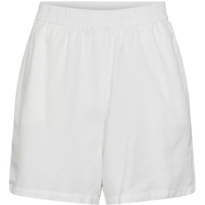 Dame Shorts Pcmilano   Bright White fra Pieces