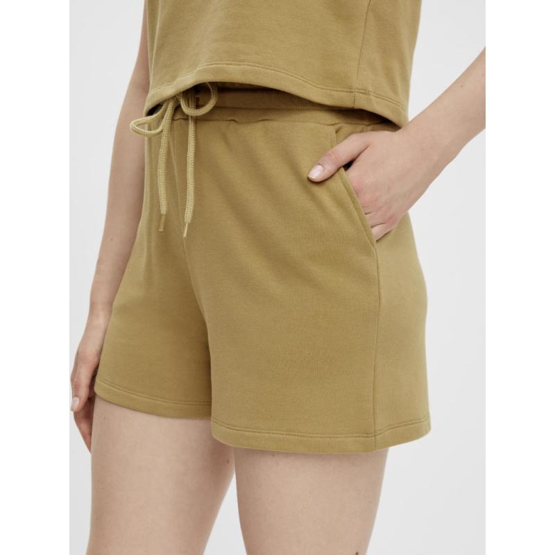 Dame Sweatshorts Pcchilli Summer   Khaki fra Pieces