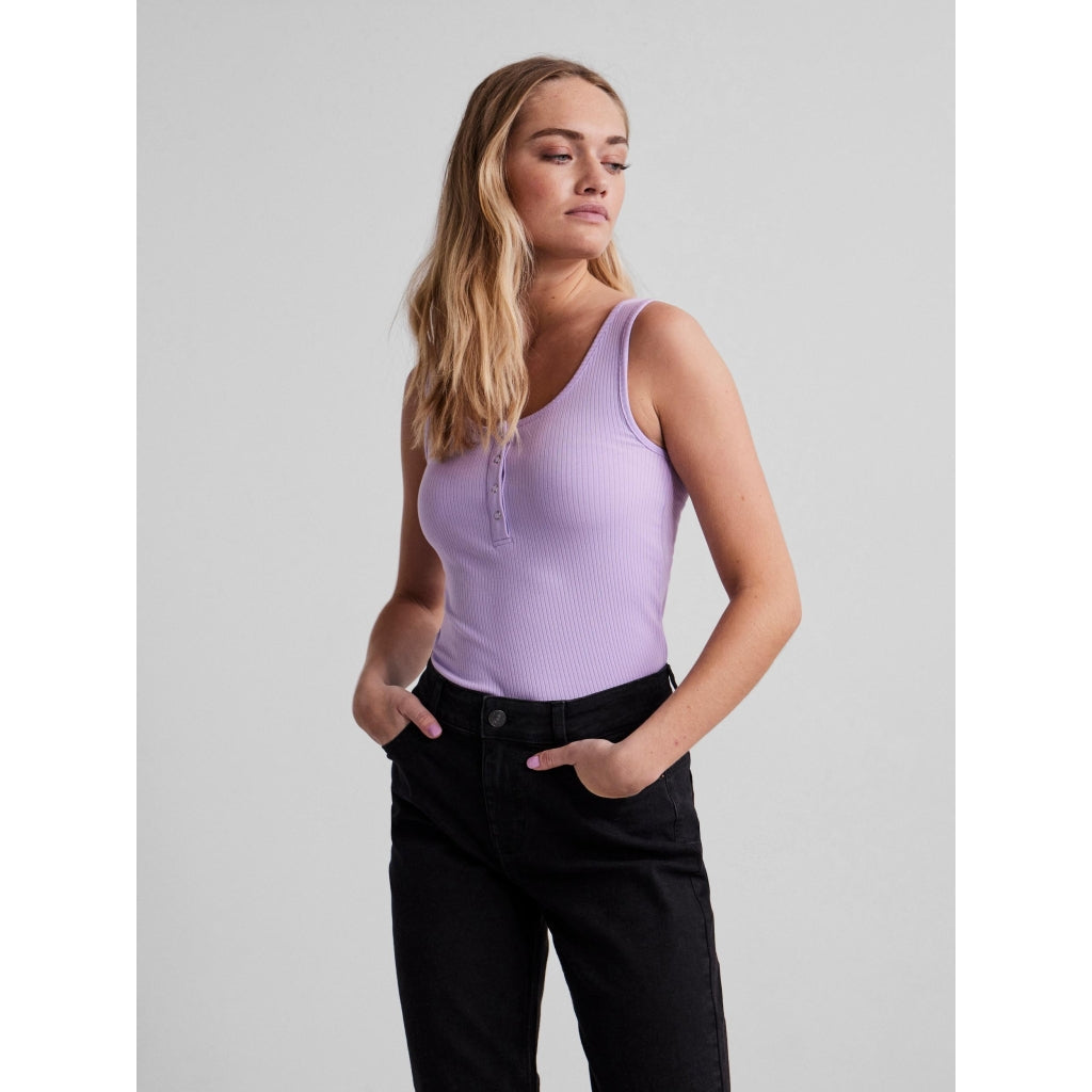 Dame Top Pckitte   Lavendula fra Pieces