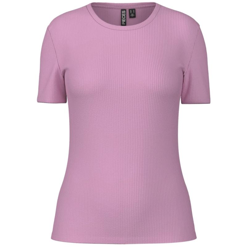 Dame Top Pcruka i Pastel Lavender - Udsalg på Klædeskabet.dk