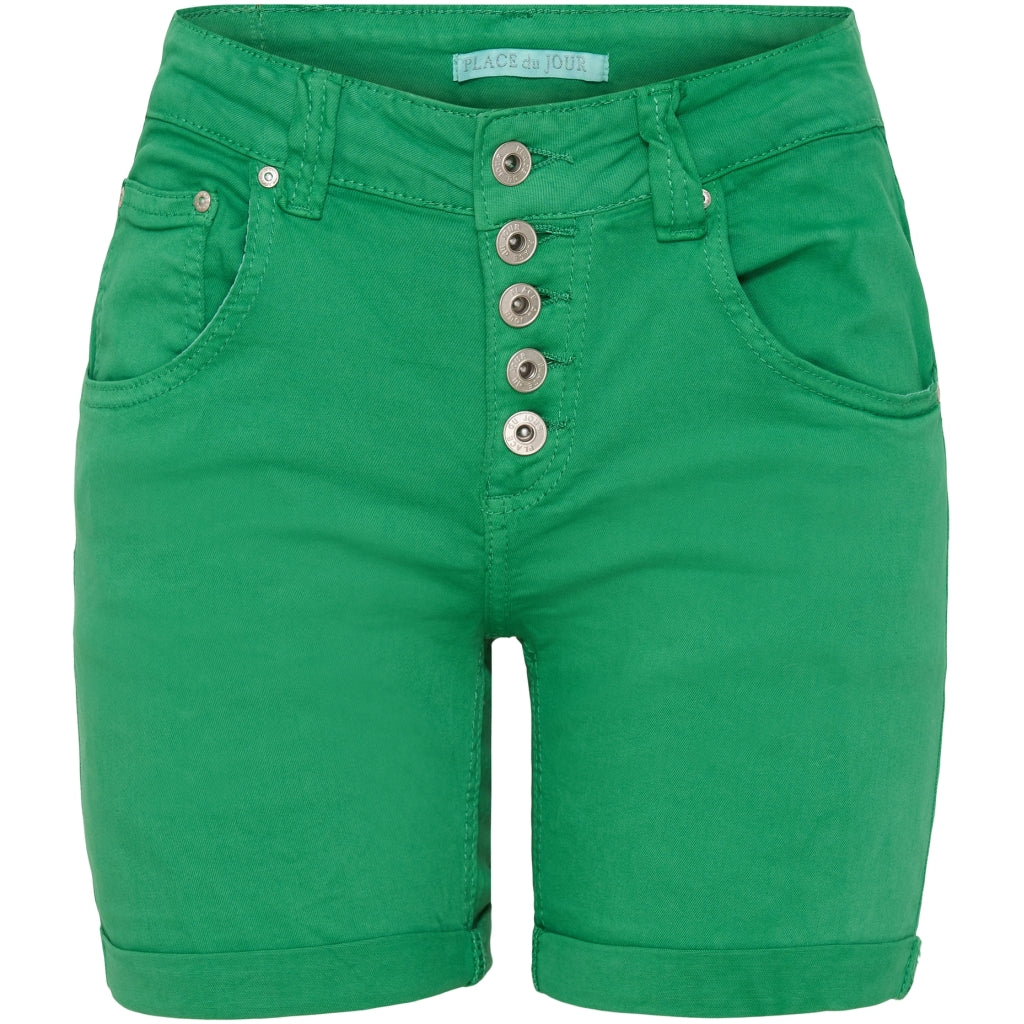 Dame Shorts 1220   Green fra Place Du Jour