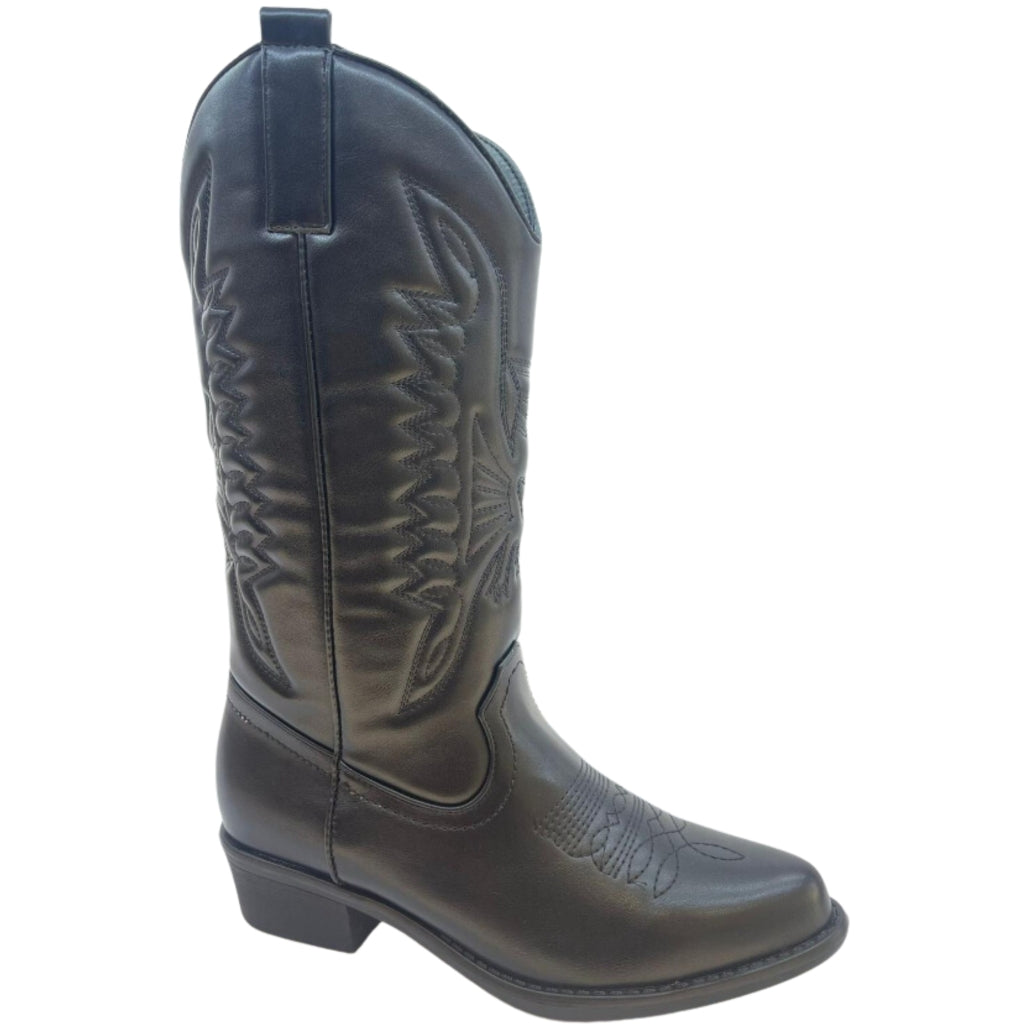 Solange Dame Cowboystøvler 7991   Black fra Shoes