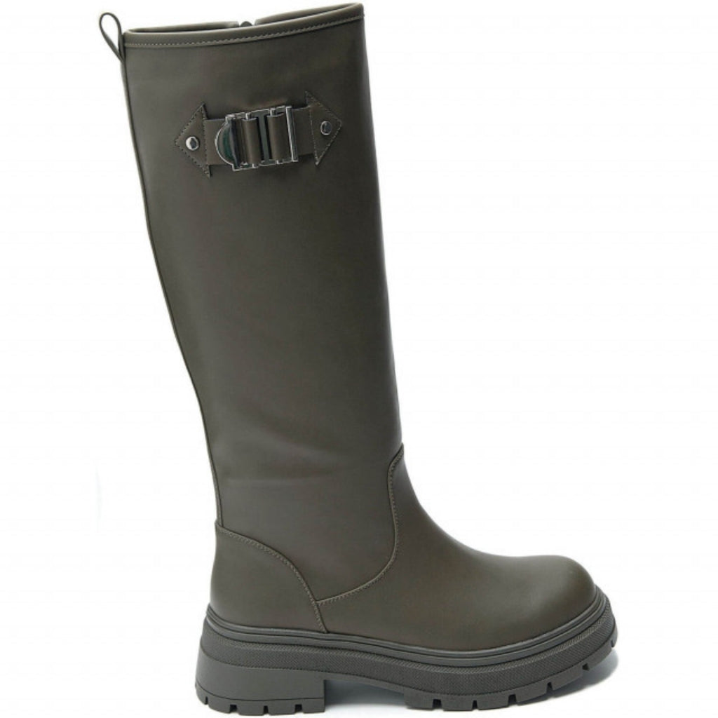 Sylviane Dame Støvler 1639 Green fra Shoes