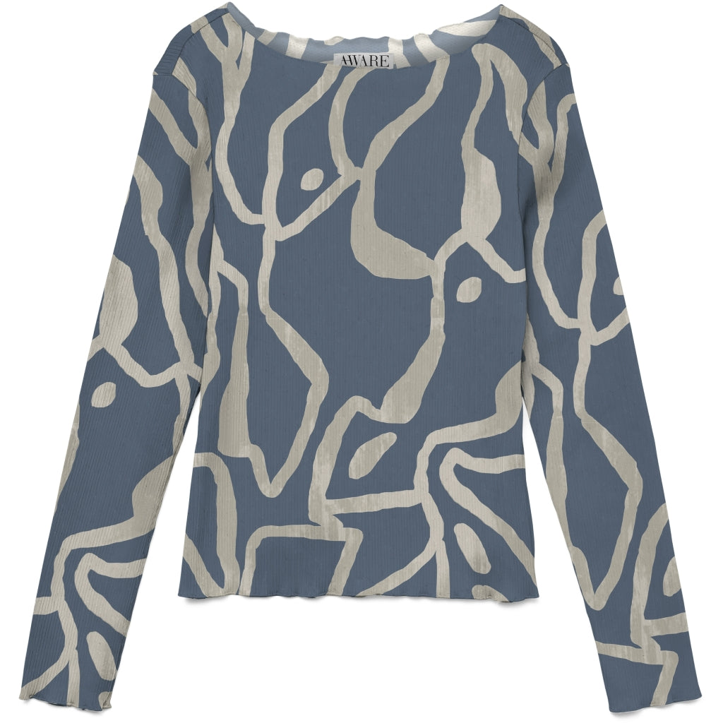Dame Bluse Vmjulia   China Blue Sine fra Vero Moda