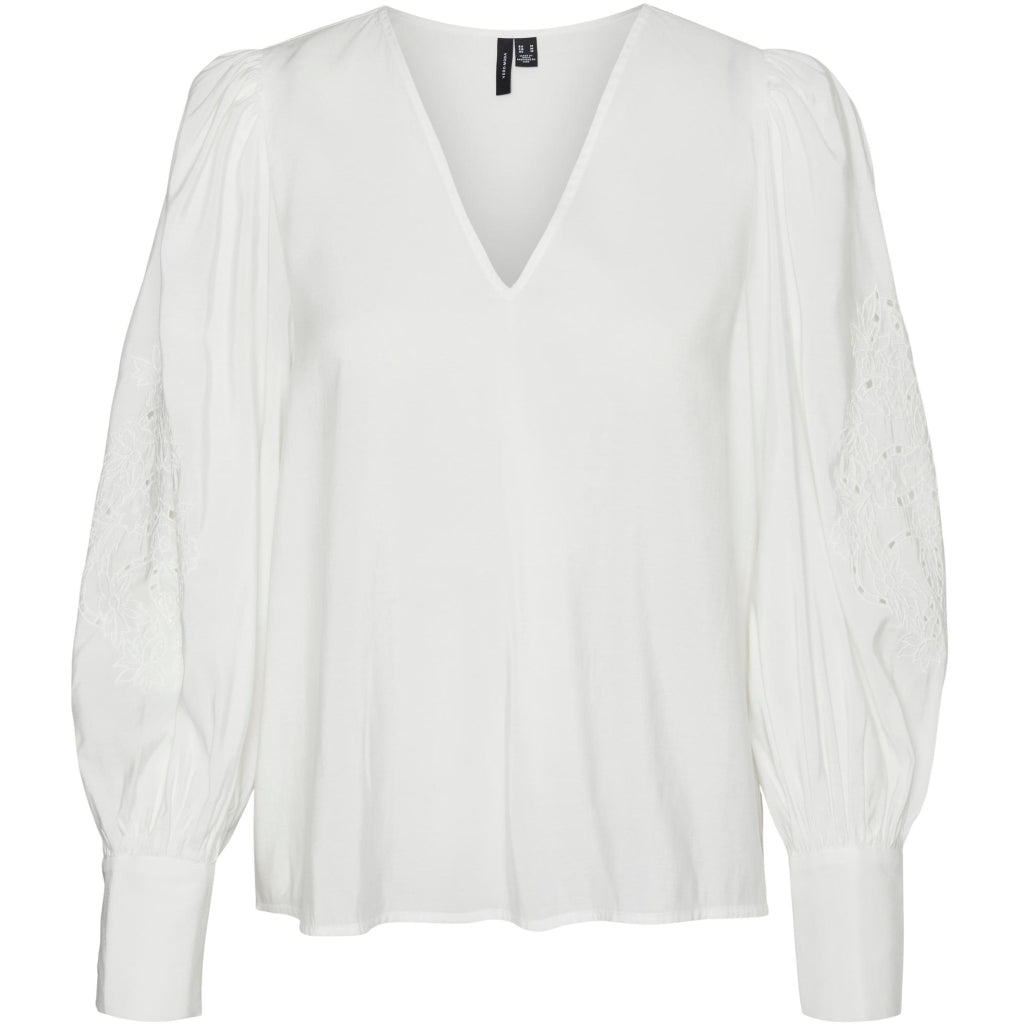 Dame Bluse Vmsani   Snow White fra Vero Moda