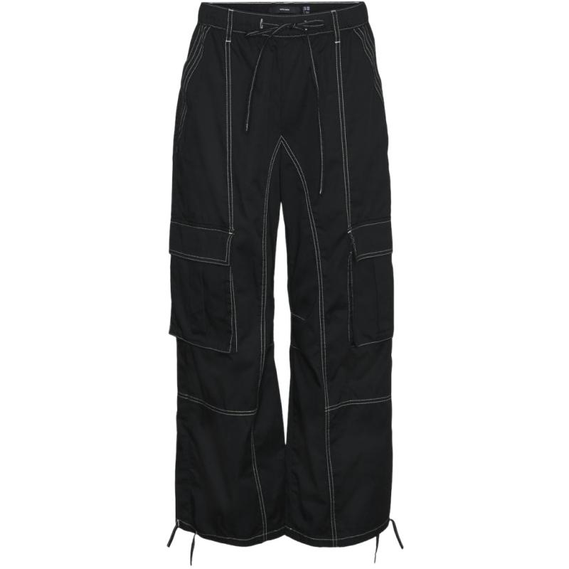 Dame Bukser Vmkim   Black Birch Stiches fra Vero Moda