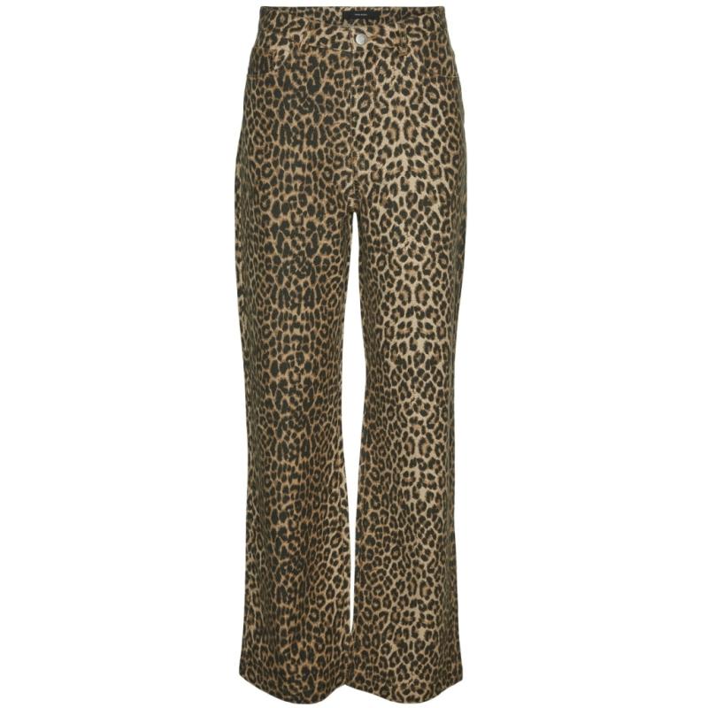 Høj Talje Leo Jeans til Dame fra Vero Moda - Super Tilbud!