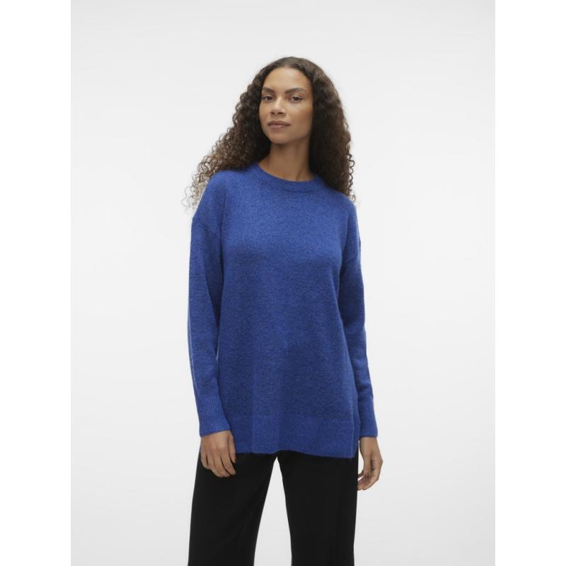 Dame Pullover Vmfiluca   Beaucoup Blue Melange fra Vero Moda