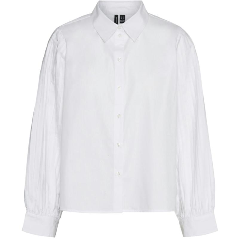 Dame Skjorte Vmbisse   Bright White fra Vero Moda