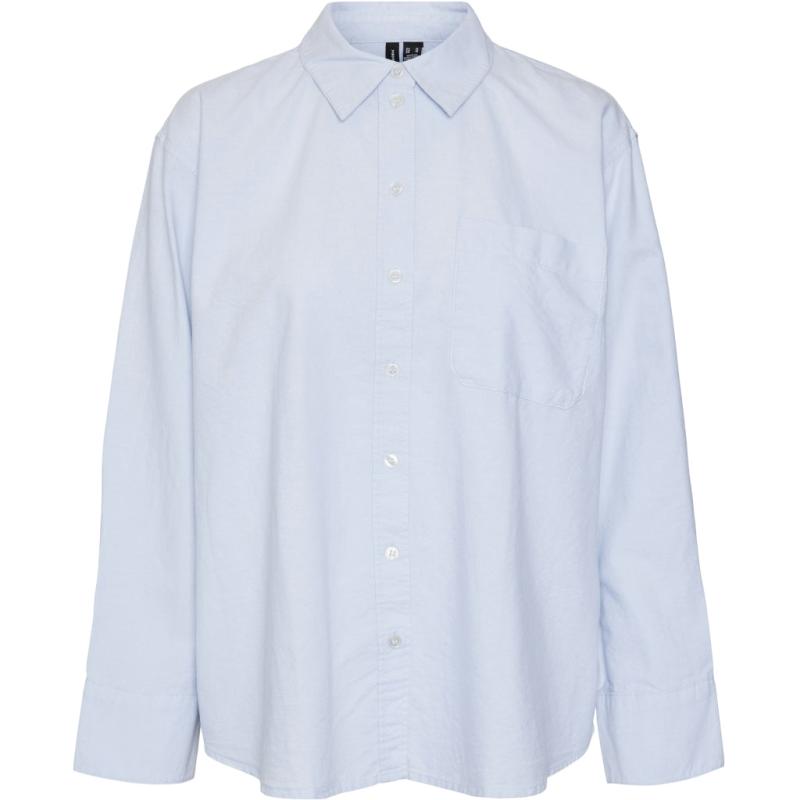 Dame Skjorte Vmida   Light Blue fra Vero Moda