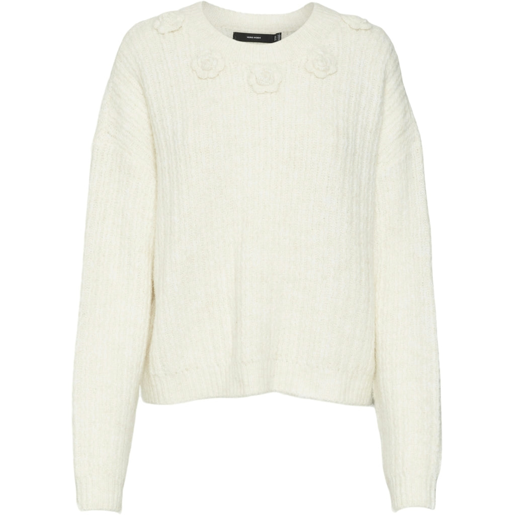 Dame Strik Vmaletta   Birch W. Melange fra Vero Moda