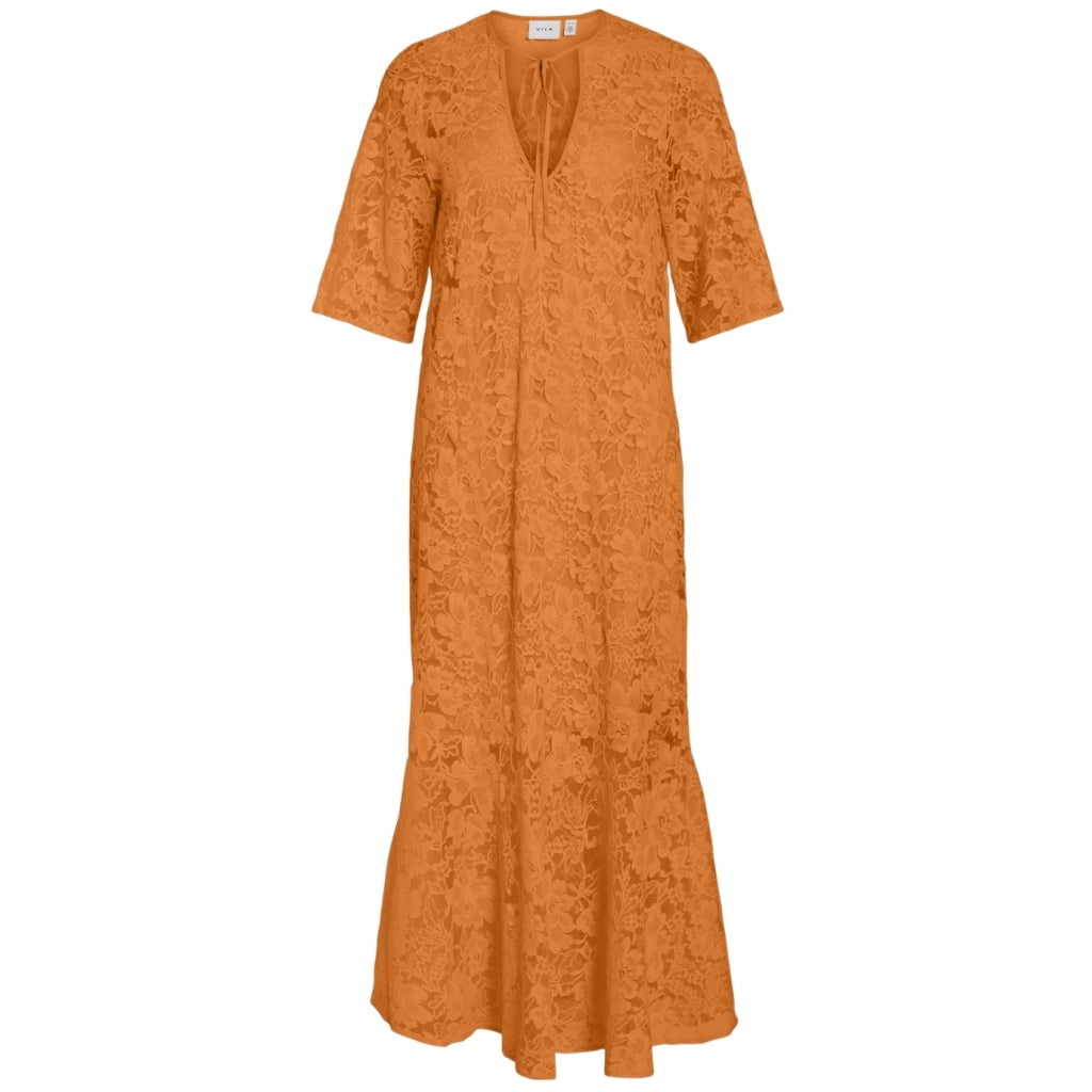 Dame Kjole Vinalina   Sun Orange fra Vila
