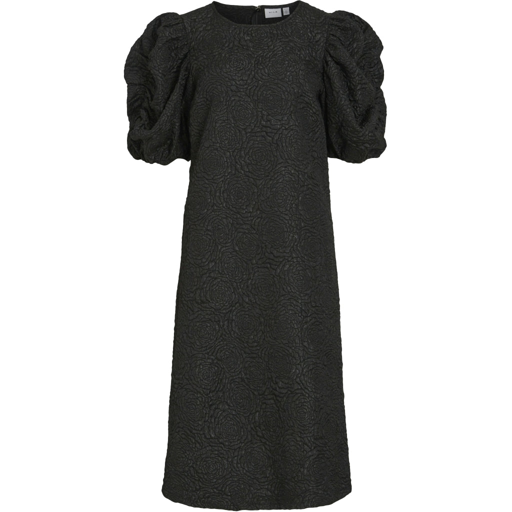 Dame Kjole Viradia   Black Jacquard Roses fra Vila