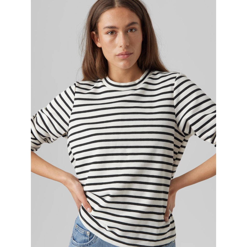 Vero Moda Vmmathilde Langærmet T-Shirt med Striber