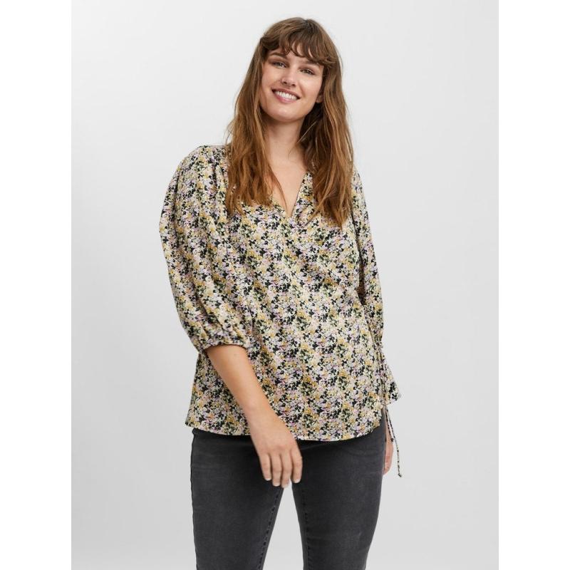 Curve Dame Bluse Vmminti   Birch fra Vero Moda