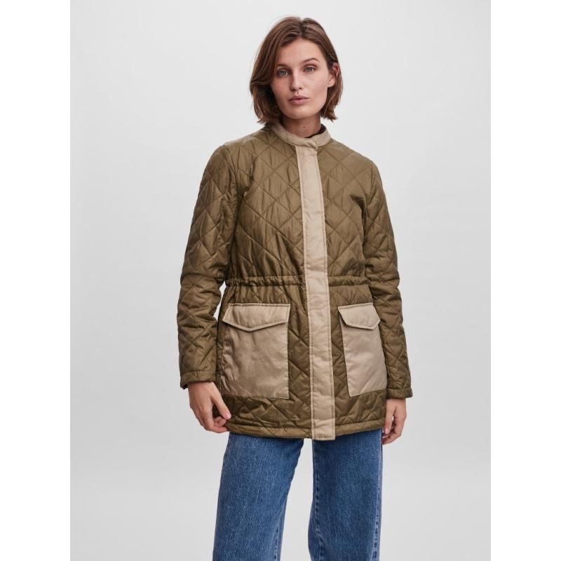 Kviltet Damejakke Vmcelina i Ivy Green fra Vero Moda