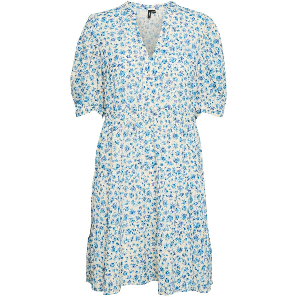 Dame Kjole Vmlyla   Snow White Directoire Blue Flower fra Vero Moda
