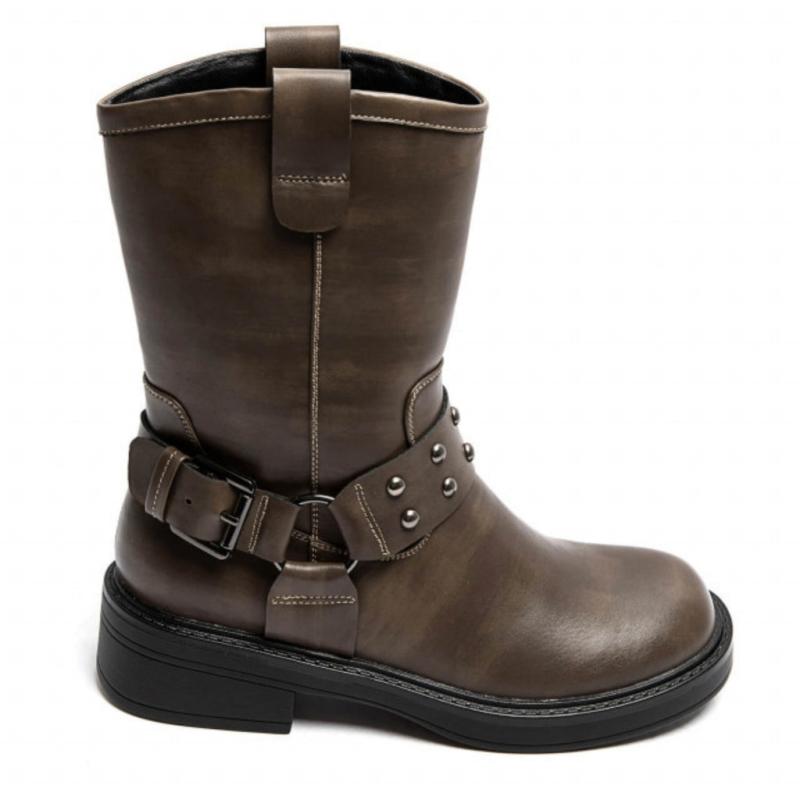 Victoire Dame Støvler 7297   Kaki fra Shoes